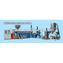 HDPE,PS,PP,ABS flakes plastic extruder and recycling machines